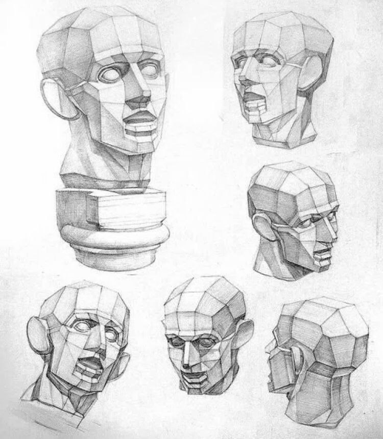 Подробнее о статье Студенты 2 курса специальности «Дизайн» (по отраслям) закончили свою работу в построении гипсовой головы Обрубовки по Гудону