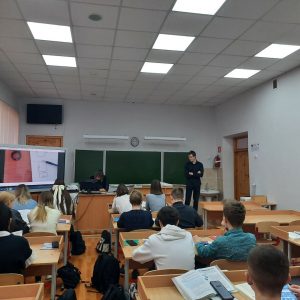Читать далее о этой статье Сальский ИУБиП начал в этом году профориентационную работу среди СОШ г. Сальска.