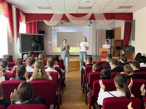 Читать далее о этой статье Студенты отделения «Преподавание в начальных классах» завершили первую серию профориентационных встреч в школах №1, №3, гимназии №2 и лицее №9 города Сальска